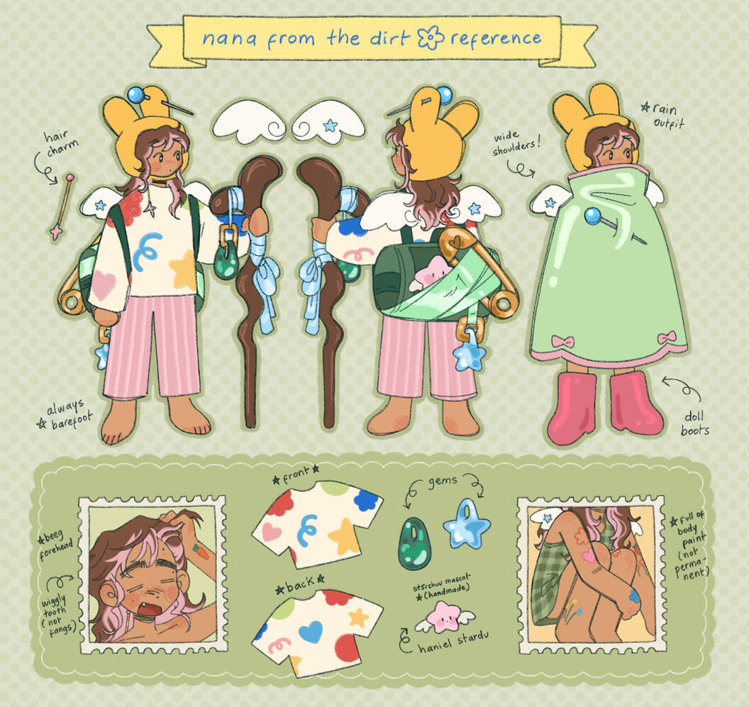 nana from the dirt | reference sheet