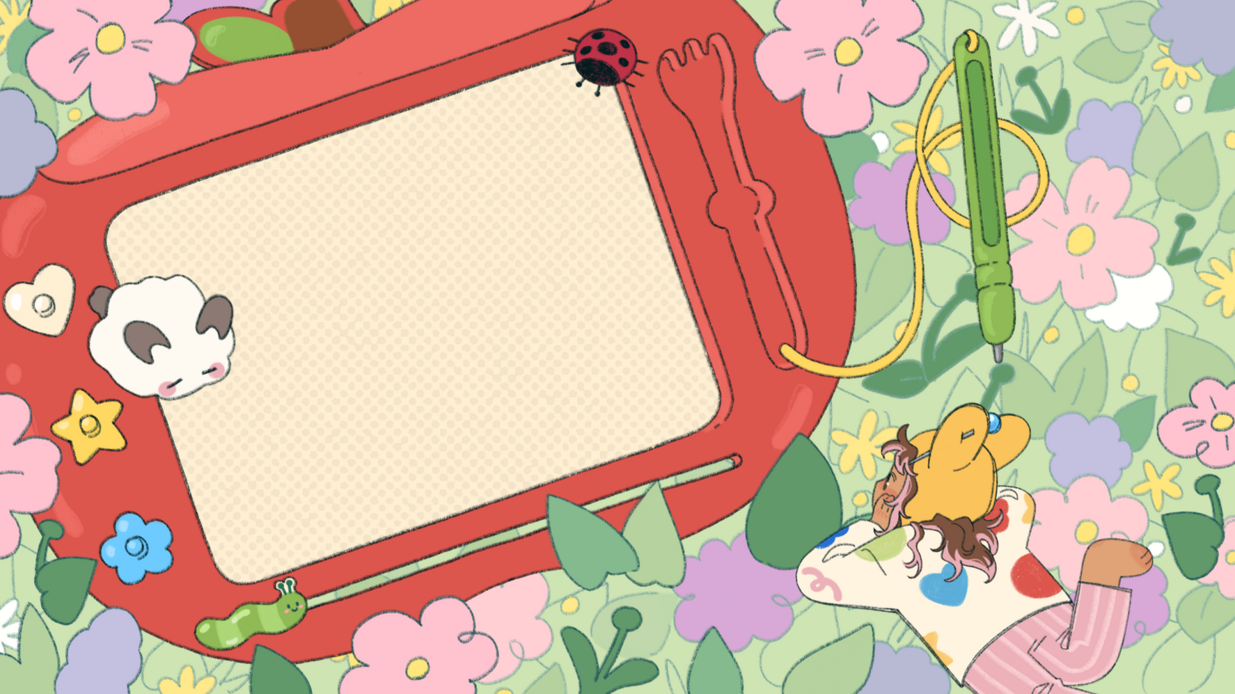 the petals | drawing scene