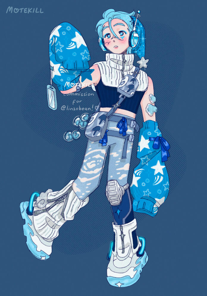 linzobean | water and stars inspired, i wanted it to feel nostalgic and magical
