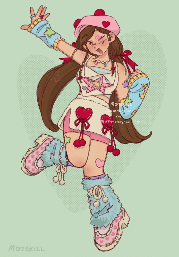 atehoneymaru | full liberty, bubbly 'kpop idol' vibes