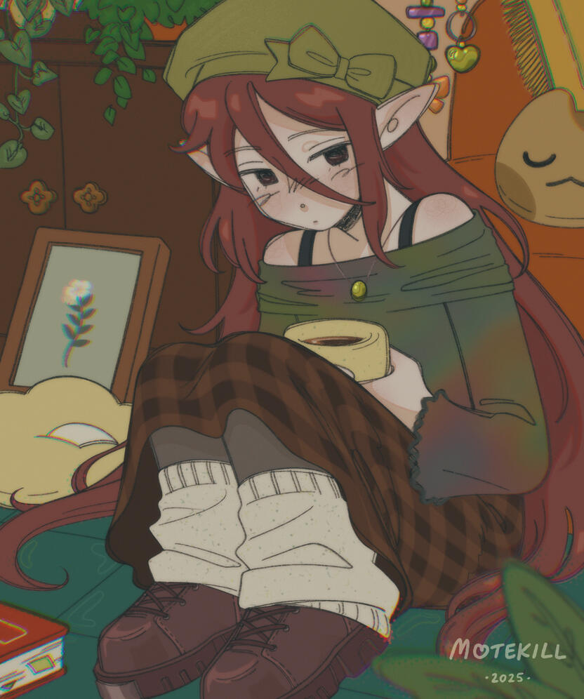 cozy room full of plants | umilyaerien