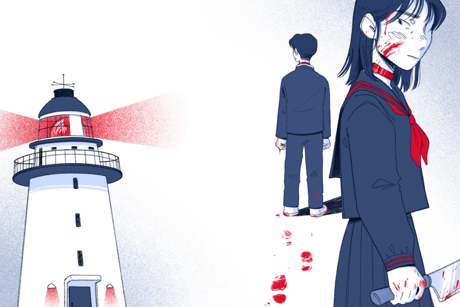 'Battle Royale' front and back cover for a personal commission